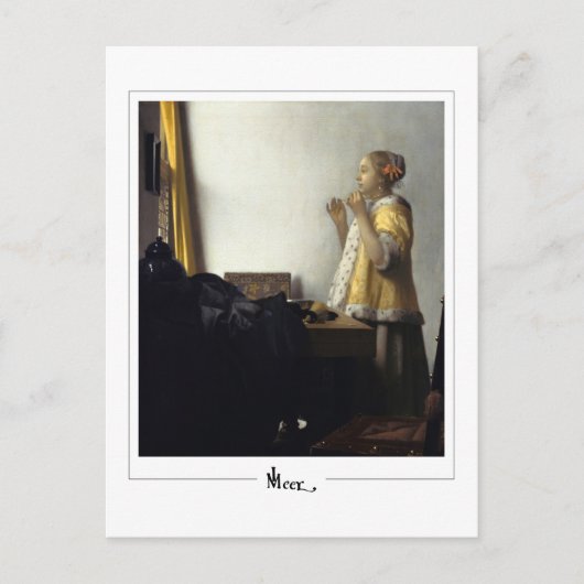 Johannes Vermeer #15 - Fijne Kunst Briefkaart (Voorkant)