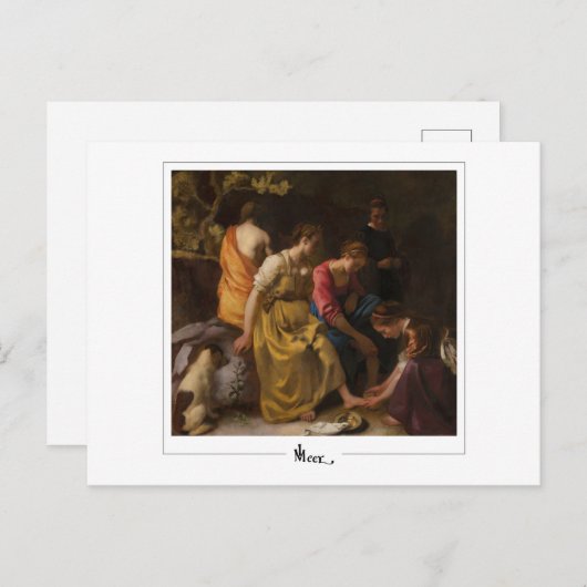 Johannes Vermeer #16 - Fijne Kunst Briefkaart (Voorkant / Achterkant)