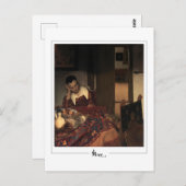 Johannes Vermeer #17 - Fijne Kunst Briefkaart (Voorkant / Achterkant)