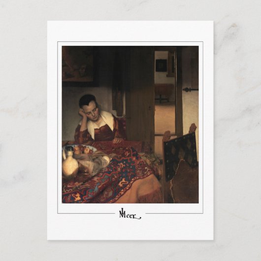 Johannes Vermeer #17 - Fijne Kunst Briefkaart (Voorkant)