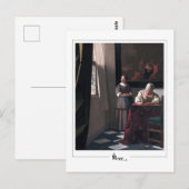 Johannes Vermeer #18 - Fine Art Briefkaart (Voorkant / Achterkant)