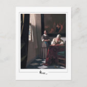 Johannes Vermeer #18 - Fine Art Briefkaart (Voorkant)