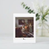 Johannes Vermeer #19 - Fine Art Briefkaart (Staand voorkant)