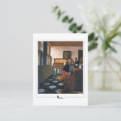 Johannes Vermeer #20 - Fijne Kunst Briefkaart (Staand voorkant)