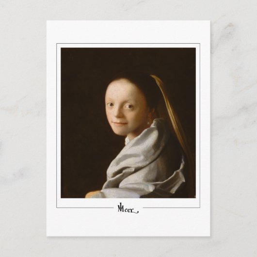 Johannes Vermeer #21 - Fijne Kunst Briefkaart (Voorkant)