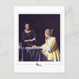 Johannes Vermeer #22 - Fijne Kunst Briefkaart
