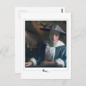 Johannes Vermeer #23 - Fijne Kunst Briefkaart (Voorkant / Achterkant)
