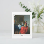 Johannes Vermeer #24 - Fijne Kunst Briefkaart (Staand voorkant)
