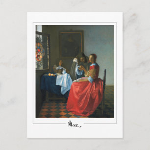 Johannes Vermeer #24 - Kunst Briefkaart