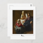 Johannes Vermeer #25 - Fijne Kunst Briefkaart (Voorkant / Achterkant)