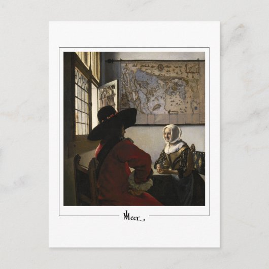 Johannes Vermeer #26 - Fijne Kunst Briefkaart (Voorkant)