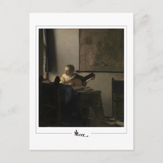 Johannes Vermeer #27 - Fijne Kunst Briefkaart (Voorkant)