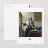 Johannes Vermeer #28 - Kunst Briefkaart (Voorkant / Achterkant)