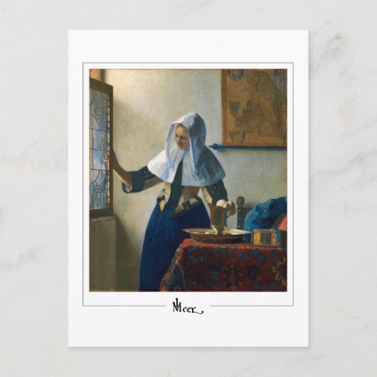 Johannes Vermeer #28 - Kunst Briefkaart (Voorkant)