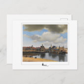 Johannes Vermeer #29 - Fine Art Briefkaart (Voorkant / Achterkant)
