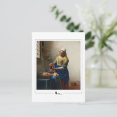 Johannes Vermeer #2 - Kunst Briefkaart (Staand voorkant)