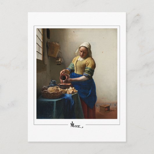 Johannes Vermeer #2 - Kunst Briefkaart (Voorkant)