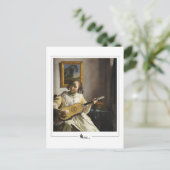 Johannes Vermeer #30 - Fijne Kunst Briefkaart (Staand voorkant)
