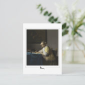 Johannes Vermeer #31 - Fijne Kunst Briefkaart (Staand voorkant)