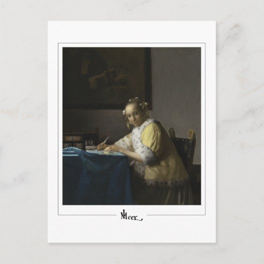Johannes Vermeer #31 - Fijne Kunst Briefkaart (Voorkant)