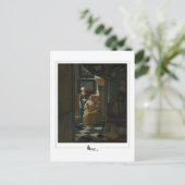 Johannes Vermeer #32 - Fijne Kunst Briefkaart (Staand voorkant)