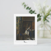 Johannes Vermeer #33 - Fijne Kunst Briefkaart (Staand voorkant)