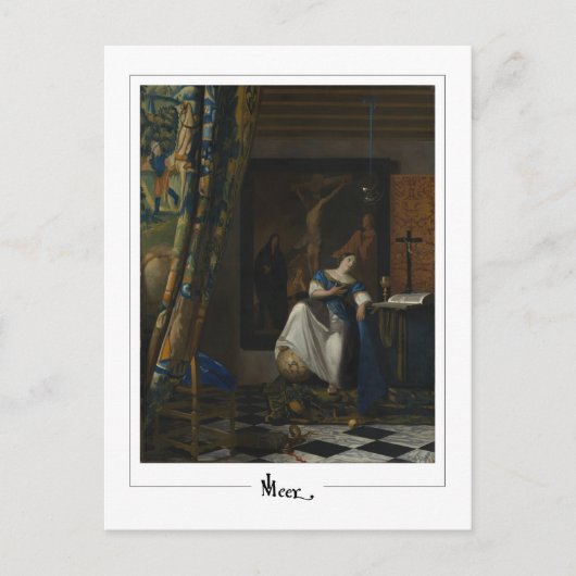 Johannes Vermeer #33 - Fijne Kunst Briefkaart (Voorkant)
