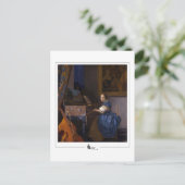 Johannes Vermeer #34 - Fijne Kunst Briefkaart (Staand voorkant)
