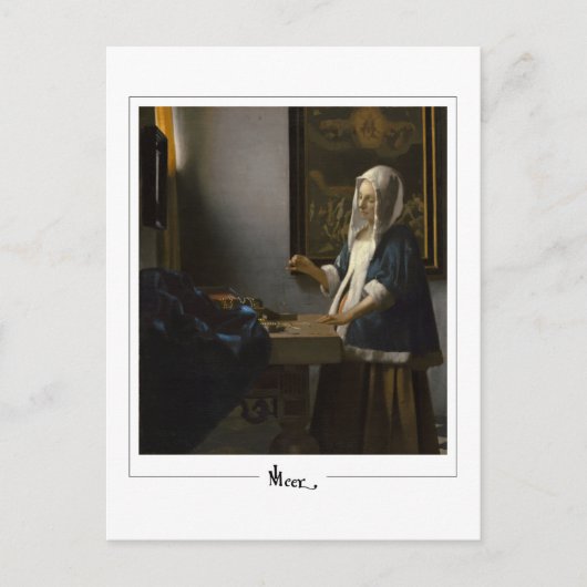 Johannes Vermeer #37 - Fijne Kunst Briefkaart (Voorkant)