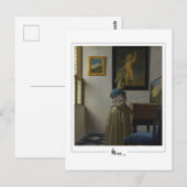 Johannes Vermeer #7 - Kunst Briefkaart (Voorkant / Achterkant)