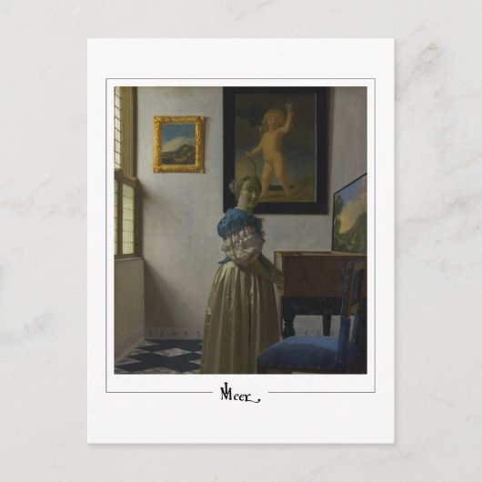 Johannes Vermeer #7 - Kunst Briefkaart (Voorkant)