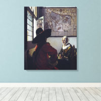 Johannes Vermeer, agent en lachend meisje