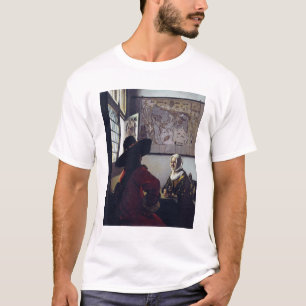 Johannes Vermeer, agent en lachend meisje T-shirt