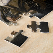 Johannes Vermeer - Agent met een Laughing Girl Legpuzzel (Zijkant)