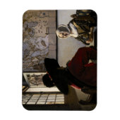 Johannes Vermeer - Agent met een Laughing Girl Magneet (Verticaal)