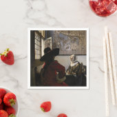 Johannes Vermeer - Agent met een Laughing Girl Servet (Insitu)