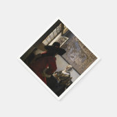 Johannes Vermeer - Agent met een Laughing Girl Servet (Hoek)