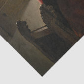 Johannes Vermeer - Agent met een Laughing Girl Tissuepapier (Detail)