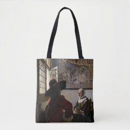 Johannes Vermeer - Agent met een Laughing Girl Tote Bag