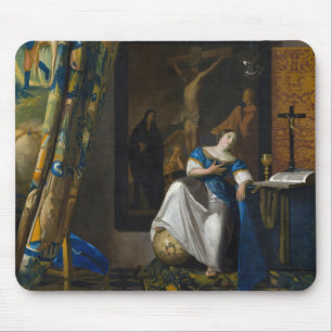 Johannes Vermeer - Allegorie van het Geloof Muismat
