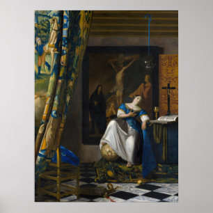 Johannes Vermeer - Allegorie van het Geloof Poster