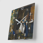 Johannes Vermeer - Allegorie van het Geloof Vierkante Klok (Hoek)