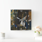 Johannes Vermeer - Allegorie van het Geloof Vierkante Klok (Huis)