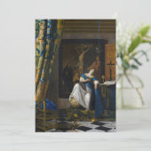 Johannes Vermeer - Allegory of Faith Bedankkaart (Staand voorkant)