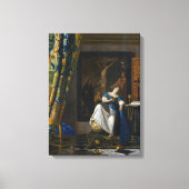 Johannes Vermeer - Allegory of Faith Canvas Afdruk (Voorkant)