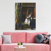 Johannes Vermeer - Allegory of Faith Canvas Afdruk (Insitu (Woonkamer))