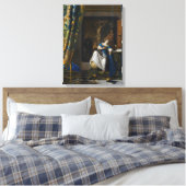 Johannes Vermeer - Allegory of Faith Canvas Afdruk (Insitu (Slaapkamer))