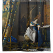 Johannes Vermeer - Allegory of Faith Douchegordijn (Voorkant)