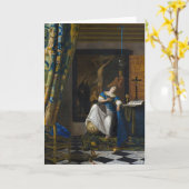 Johannes Vermeer - Allegory of Faith Kaart (Gele Bloem)