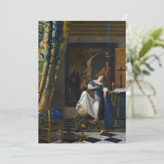 Johannes Vermeer - Allegory of Faith Kaart (Staand voorkant)